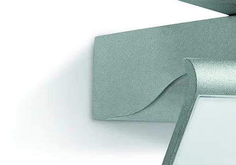 Detail cropped from the main photograph: XSolar L-S Silver wall bracket, not installation instructions
